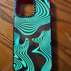 Casetify Green and pink iPhone 15 pro max Case